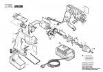 Bosch 0 601 938 7B2 GBM 7,2 VES-2 Cordless Drill 7.2 V / GB Spare Parts GBM7,2VES-2